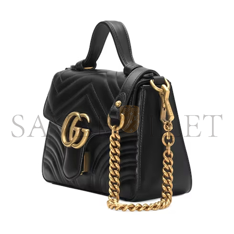 GUCCI GG MARMONT MINI TOP HANDLE BAG 547260 (21*15.5*8cm) GUCCI GG MARMONT MINI TOP HANDLE BAG 547260 (21*15.5*8cm)